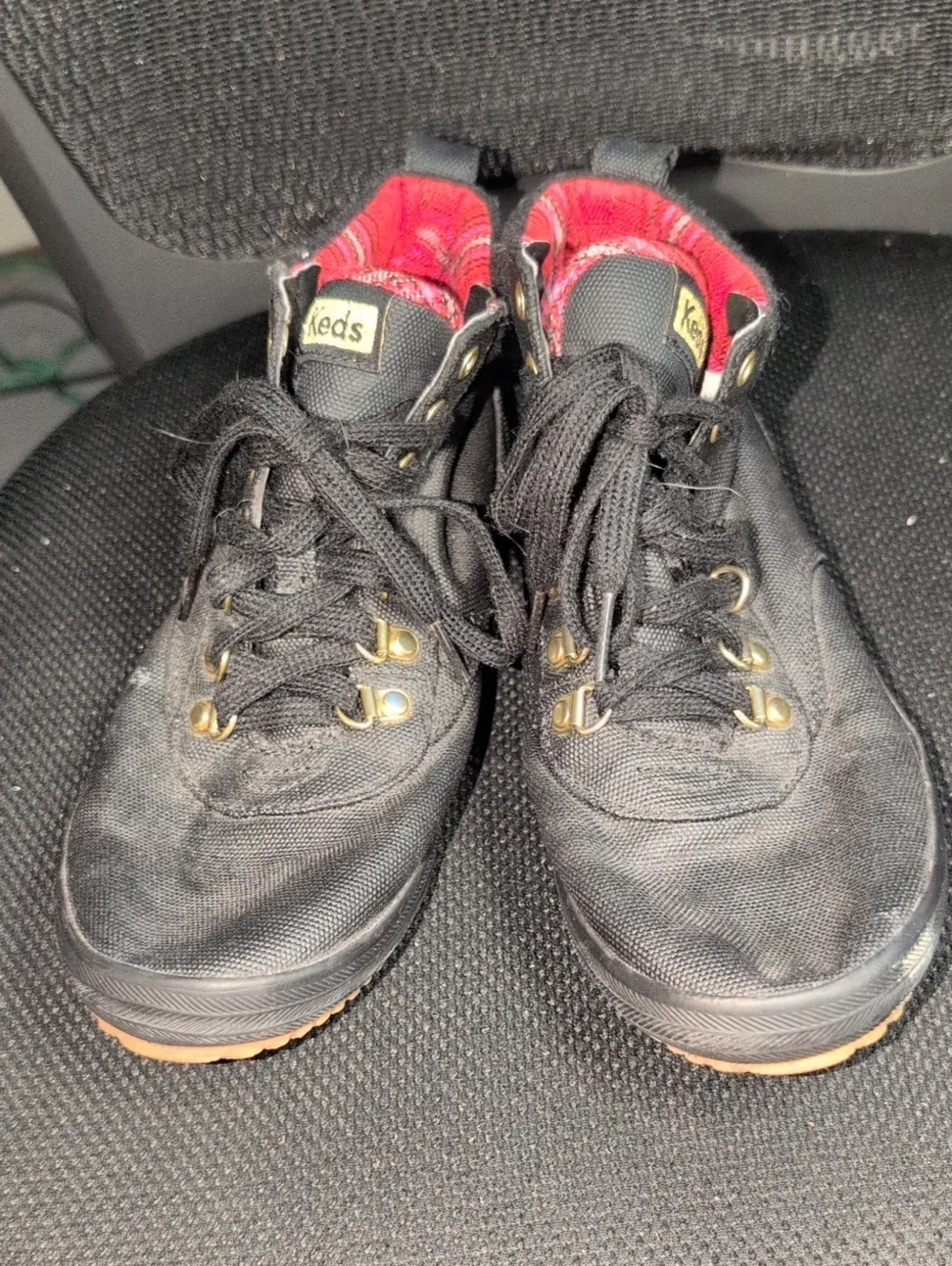Keds Scout Boots Black Lace Up Ankle Boots Women’s 7